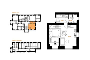 Pronájem bytu 1+kk 39 m² (Loft)