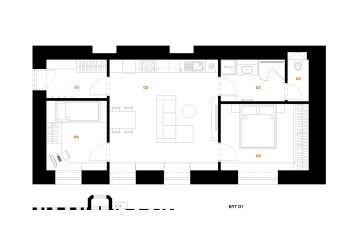 Pronájem bytu 3+kk 63 m²